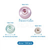 12 Strands 12 Styles Baking Painted Pearlized Glass Pearl Round Bead Strands HY-CW0001-03A-8