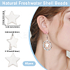 4 Strands Natural Freshwater Shell Beads Strands SHEL-BBC0001-15-2