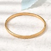 Frosted 304 Stainless Steel Hinged Bangles BJEW-H644-09G-1