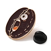 Alarmed Coffee Bean Enamel Brooches AL-I003-03G-01-3