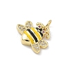 Brass Micro Pave Cubic Zirconia Pendants KK-H537-19B-G-2