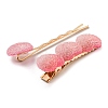 Gradient Heart Resin & Iron Clips Sets PHAR-F018-02B-3