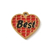 304 Stainless Steel Enamel Charms STAS-P388-19C-G-1