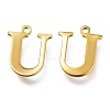 PVD Vacuum Plating  304 Stainless Steel Charms STAS-H112-U-G-2