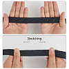 10M 2 Colors Polyester Non-Slip Silicone Elastic Gripper Bands for Garment Sewing SRIB-GF0001-48-5
