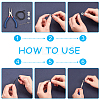 2-Hole Flat Oval 304 Stainless Steel Sewing Buttons for Bracelet Making STAS-UN0011-51P-4