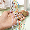 13 strands 13 styles Electroplate Glass Beads Strands EGLA-CD0001-08-5