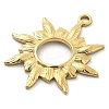Ion Plating(IP) 304 Stainless Steel Pendants STAS-P379-03J-G-2