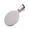Non-Tarnish 304 Stainless Steel Pendants LS-STAS-G102-38P-2