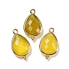 Natural Korea Jade Faceted Pendants G-M431-15G-02-1