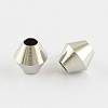 Tarnish Resistant Stainless Steel Bicone Beads X-STAS-Q174-02-1