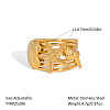 Ocean Themes Stainless Steel Adjustable Cuff Rings for Women VG5206-5-2