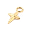 Ion Plating(IP) 304 Stainless Steel Charms STAS-P379-31G-2