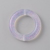 Ring Glitter Silicone Beads LS-SIL-WH0016-07A-01-1