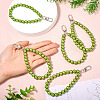 Acrylic Pendant Decorations HJEW-TAC0064-5