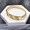 Ion Plating(IP) 304 Stainless Steel Hinged Bangles for Women BJEW-A011-19G-2