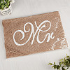 Mr and Mrs Burlap Chair Banners AJEW-WH0258-452-7