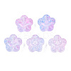 Transparent Spray Painted Glass Beads LS-X-GLAA-N035-029-G02-1