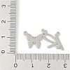 Non-Tarnish 304 Stainless Steel Pendants STAS-L279-002P-R-3