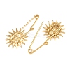 Sun 304 Stainless Steel Safety Pins Brooch Findings SA-CBA098D-13A-G-2