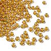 Transparent Stripe Glass Seed Beads GLAA-NH0001-06D-1