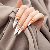 42Pcs 7 Colors Alloy Rhinestone Cabochons MRMJ-HY0001-01-5