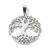 Non-Tarnish 201 Stainless Steel Pendants STAS-U003-21B-P-1