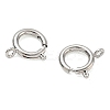 Brass Spring Ring Clasps KK-CBA1AE8-05G-P-2