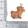 Cute Opaque Resin Pendants RESI-R458-05D-3