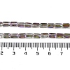 Electroplate Glass Beads Strands GLAA-Q101-02A-HP02-4