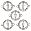 Alloy Connector Charms with Crystal Rhinestone FIND-YW0003-48-3