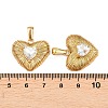 304 Stainless Steel Rhinestone Pendants STAS-P438-32G-3