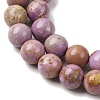 Natural Lepidolite/Purple Mica Stone Beads Strands G-K401-A01-12mm-4