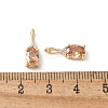 Brass Micro Pave Cubic Zirconia Pendants X-KK-Q031-43G-03-3
