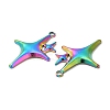 304 Stainless Steel Pendants STAS-Z041-29RC-2