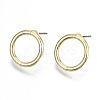 Alloy Stud Earrings EJEW-N046-006-NR-1
