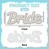 4Pcs Computerized Embroidery Cloth Iron on/Sew on Patches PATC-FG0003-20-2