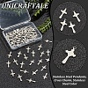 100Pcs 201 Stainless Steel Pendants FIND-UN0016-23-5