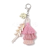 Handmade Macrame Nylon Thread Pendant Decorations HJEW-P019-11P-02-2
