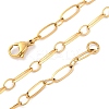 304 Stainless Steel Oval Link Chain Necklaces X-NJEW-Q013-09G-2