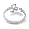 Non-Tarnish Constellations 304 Stainless Steel Open Cuff Ring for Women RJEW-L122-001P-11-3