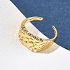 Brass Cuff Rings for Women RJEW-Z111-02G-3