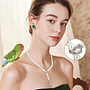 8Pcs 2 Colors Brass Micro Pave Clear Cubic Zirconia Fold Over Clasps FIND-PH0021-17-6