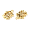 Brass Micro Pave Cubic Zirconia Pendants KK-F862-07G-2
