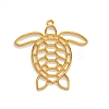 Alloy Open Back Bezel Pendants PALLOY-WH0077-20G-1