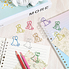 100Pcs Iron Paper Clips FIND-CP0002-79-3