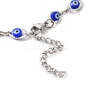 Evil Eye Plastic Link Chain Necklace NJEW-H169-03P-02-3
