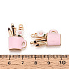 Golden Tone Alloy Enamel Pendants FIND-SZC0017-051-3