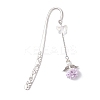 3Pcs Tibetan Silver Alloy Hook Bookmark AJEW-JK00401-4