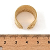 Brass Wide Band Cuff Open Rings KK-CBA8D1E-04G-4
